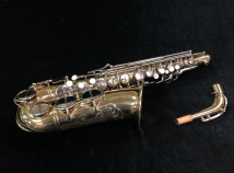 Vintage Hohner President Alto Saxophone in Gold Lacquer and Nickel Silver, serial #10153